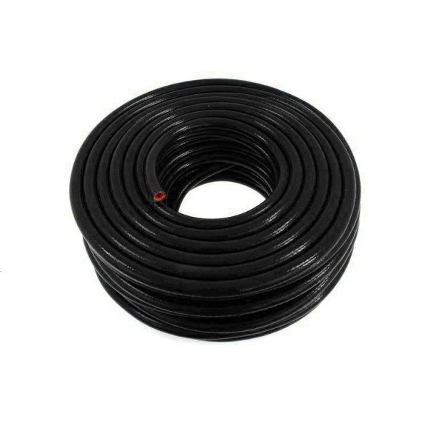 PRO Black 18mm Silicone Vacuum Braided Hose - Durable & Flexible