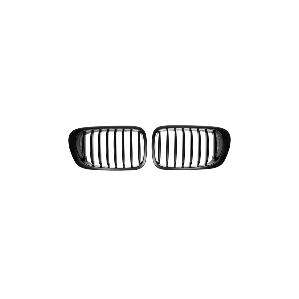 Gloss Black Single Line Grill for BMW 3 E46 Model