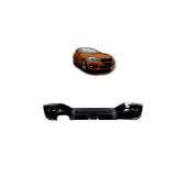 BMW 1 F20 F21 Facelift Rear Gloss Black Diffuser