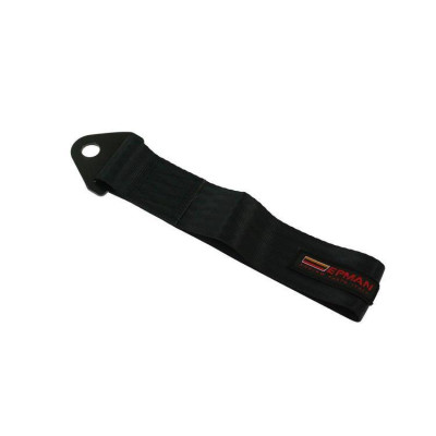 EPMAN Black Tow Strap - Heavy-Duty Recovery Solution