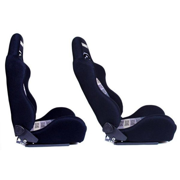 K700 Bride Velvet Black Racing Seat - Premium Comfort & Style