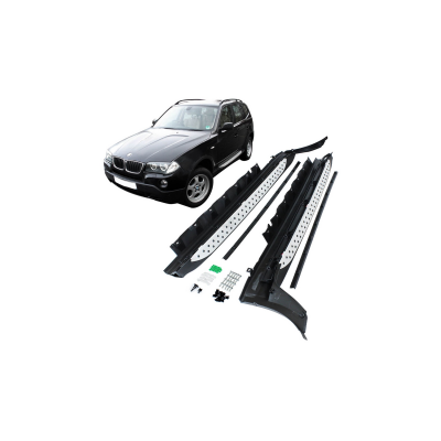 Aluminium Side Steps for BMW X3 E83 - Durable & Stylish