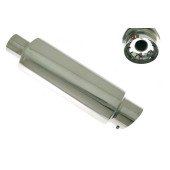 90mm Inlet Rear Muffler - 76mm Outlet Performance Upgrade