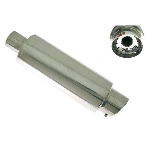 90mm Inlet Rear Muffler - 76mm Outlet Performance Upgrade