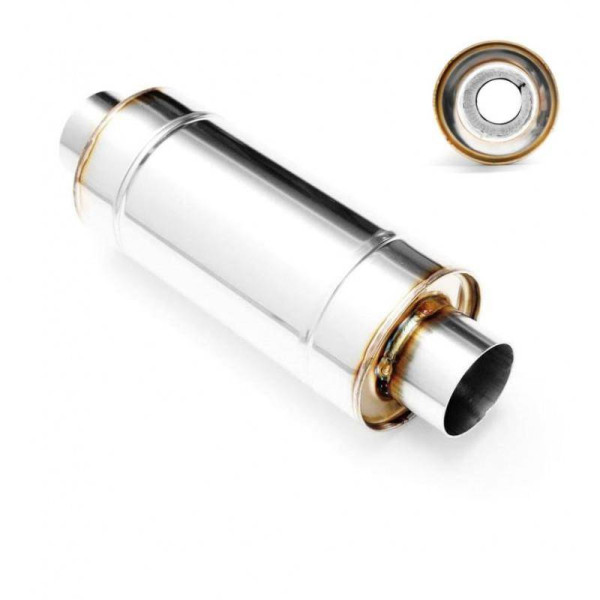 Sport Center Muffler 63.5mm x 400mm - High Performance Upgrade