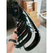 BMW X3 (E83) Facelift 2006-2010 Gloss Black Sport Grille Dual Line - DAMAGE