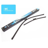 Front set dedicated silicon wiperblades Fiat 500 Panda Ford Ka