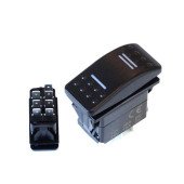 7-Pin White Switch ON-OFF-ON for Easy Control