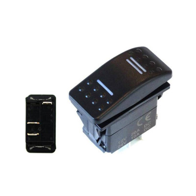 3-Pin White ON-OFF Switch - Durable & Easy to Install