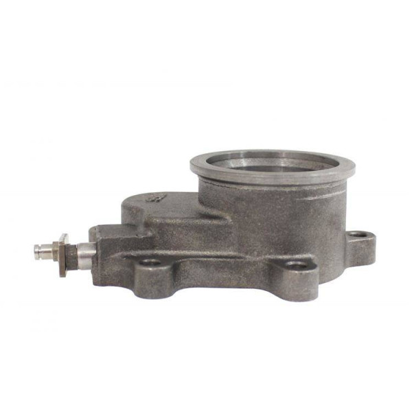 T3-T4 5-Bolt Downpipe with 2.5" V-Band Connection