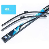 Front set dedicated silicon wiperblades BMW 5 E39 Peugeot 607