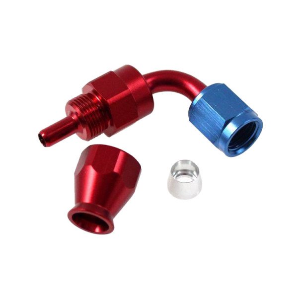 90° AN6 PTFE Hose Fitting - High-Performance Connector