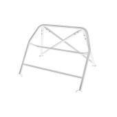 White BMW 3 E30 Bolt-in Half Roll Cage