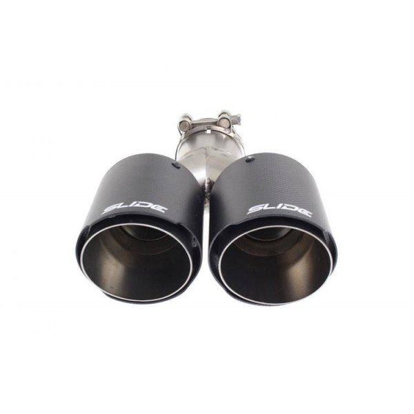 Dual 101mm Exhaust Tips with 76mm Inlet - High Performance