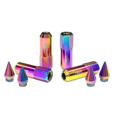 Blox Replica 60mm M12x1.25 Neo Lug Nuts with Spike Add-On