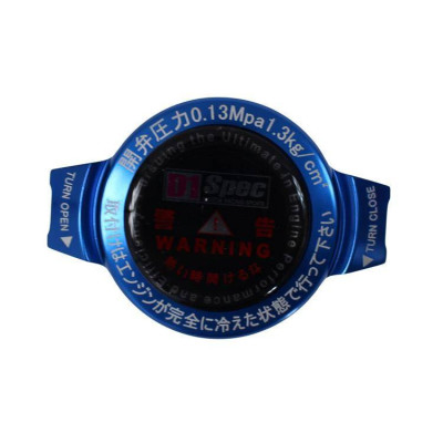 D1Spec 15mm Radiator Cap 1.3 Bar - Blue High-Performance