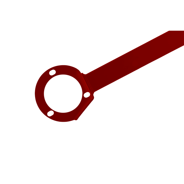 Red Rear Upper Strut Bar for BMW 5 E60