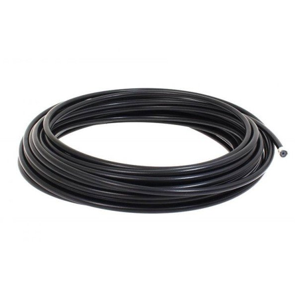 AN10 PTFE Fuel Hose with Black PVC Coating - Durable & Flexible