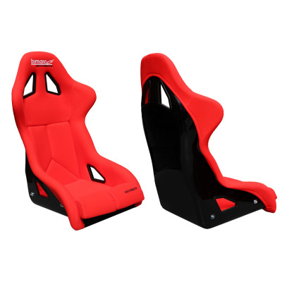 Bimarco Cobra PRO Racing Seat - Red Welur, FIA Certified