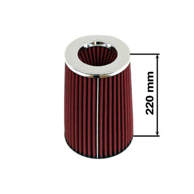 Simota Red Air Filter H:220mm DIA:84mm JAUWS-022A