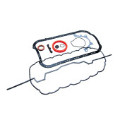 Cometic PRO2001B Bottom End Gasket Kit for Honda D16Y Series