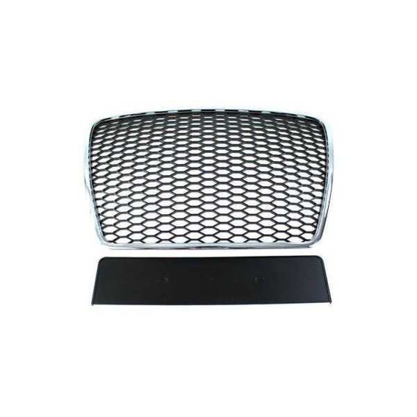 Grill Audi A6 C6 Facelift RS-Style Chrome-Black