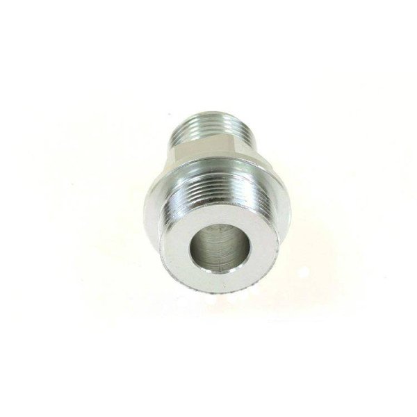 B-Series AN10 Silver Engine Block Oil Adapter - High Performance