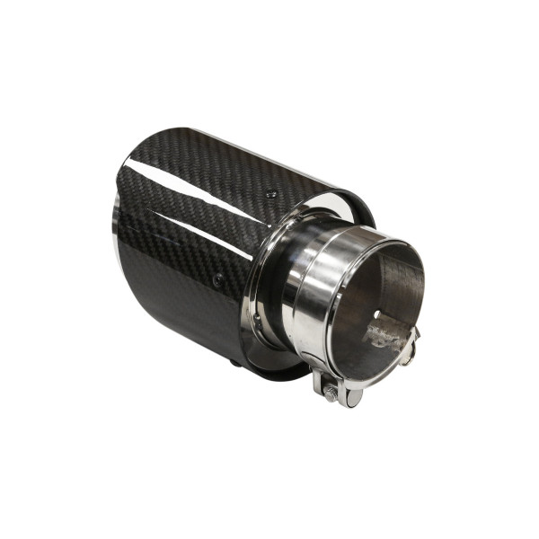 Exhaust Tip 127mm enter 70mm Carbon Gloss
