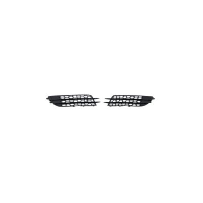 Gloss Black Fog Light Covers for Audi A6 C7 Allroad
