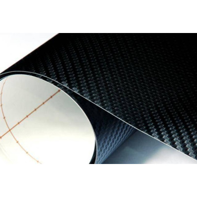 Premium Black Carbon Foil 100x152 cm - Versatile Crafting Material