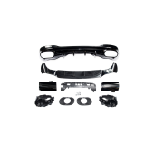 Mercedes-Benz CLA C118 X118 Rear Gloss Black Diffuser