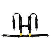 Slide V2 BLACK 4P 2" E4 Racing Seat Belts