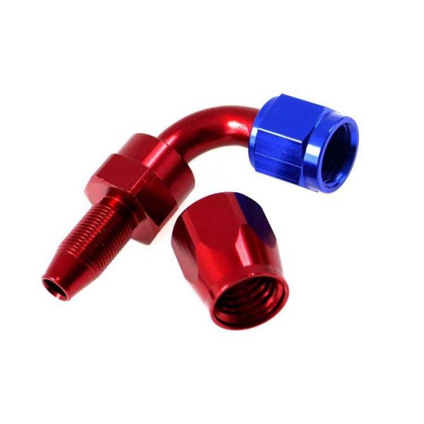 90° AN6 Reusable Swivel Hose End - Durable Performance Fitting