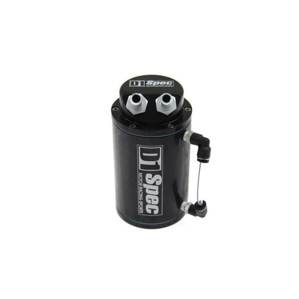 9mm Black D1Spec Oil Catch Tank for Enhanced Engine Performance