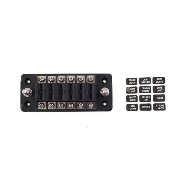 6-Way Type B Fuse Box - Compact & Reliable Circuit Protection