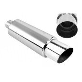 89mm Inlet Rear Muffler - 63mm Outlet Performance Upgrade