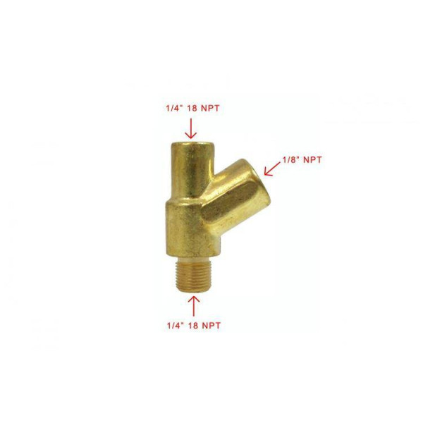 Depo Y 1-4-18 NPT Oil Pressure Temperature Sensor Adapter