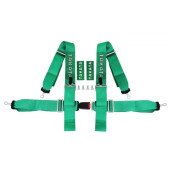 4-Point Green Takata Replica Racing Seat Belts - Safety First