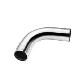 63mm Aluminium 90° Pipe - 35cm Length for Versatile Use