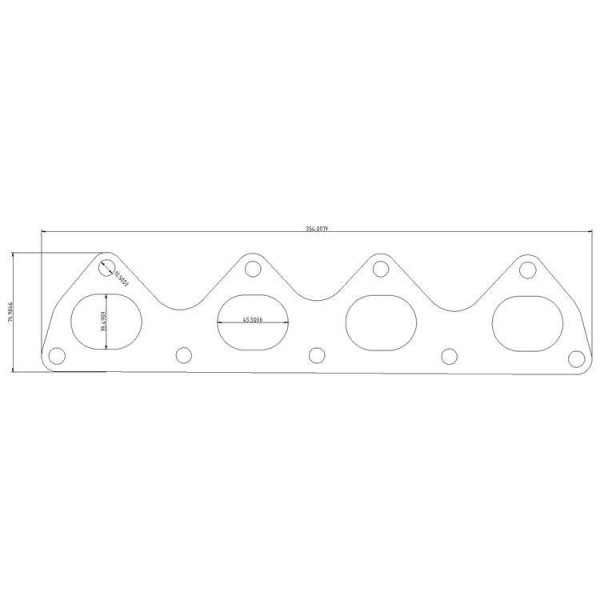 Honda H22 Prelude Exhaust Flange - High-Performance Upgrade
