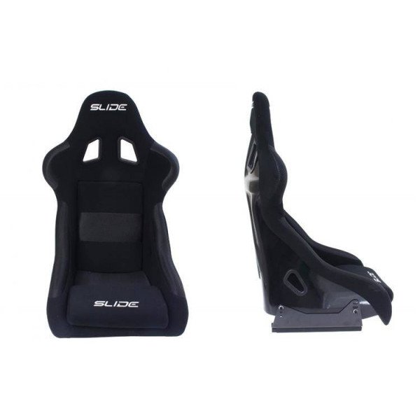SLIDE KS2 Black Racing Seat - Adjustable & Ergonomic Design