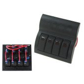 12-24V IP68 Waterproof ON-OFF Switch 4xB 2x5A 1x10A 1x15A