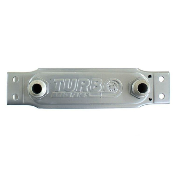 Slim Line 10-Row Oil Cooler 140x75x50 AN10 - Silver Finish