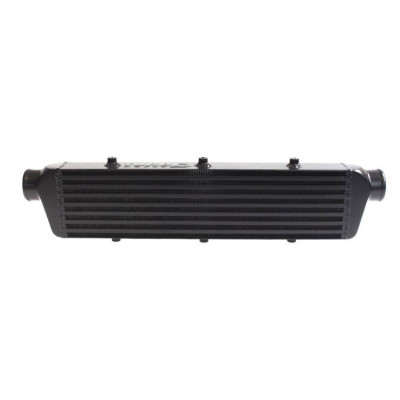 "High-Performance 550x140x65 Black Intercooler with 2.5" Inlet"