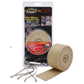 DEI Tan Pipe Wrap & Locking Tie Kit 5cm x 7.5m - Durable Insulation
