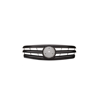 All Black Grill for Mercedes-Benz C W203 S203 - Sleek Design
