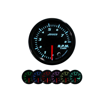 ADDCO 52mm Tachometer Gauge - Precision RPM Measurement