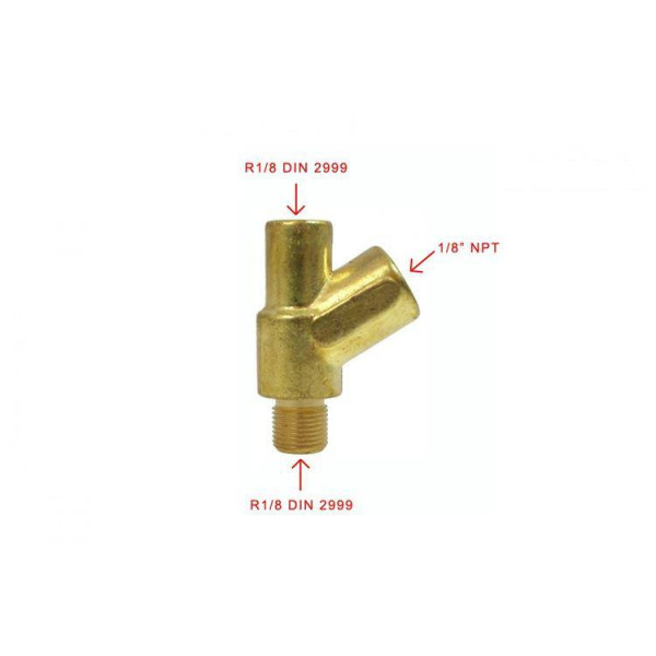 Depo Y R1-8 DIN2999 Oil Pressure Temperature Sensor Adapter