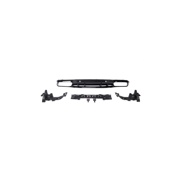 Mercedes-Benz C C205 A205 Cabrio Rear Black Diffuser