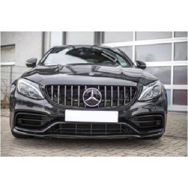 Mercedes Benz W205 C63 GT Look Chrome Grill Upgrade